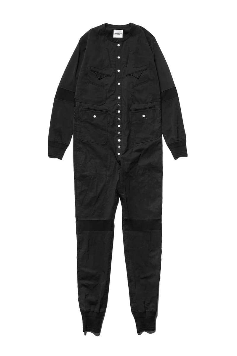 TAKAHIROMIYASHITATheSoloist Inside Out Jumpsuit menswear streetwear spring summer 2020 collection overalls boiler suit flight suit jacket garment military cupra japanese designer
