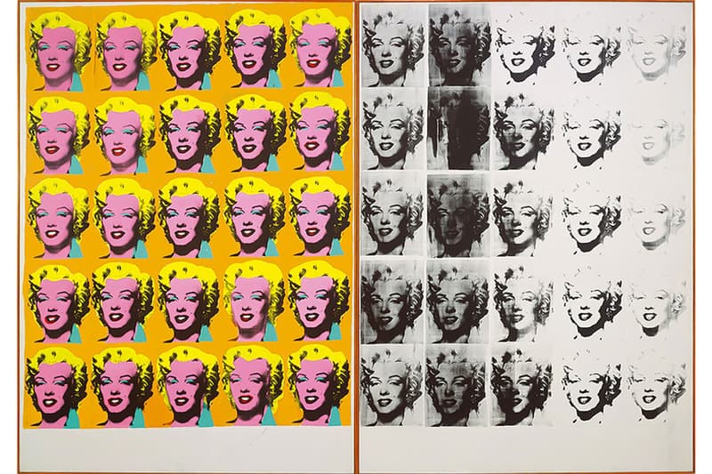 Andy Warhol Marilyn Monroe Silkscreen Painting