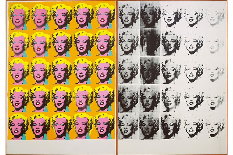 Andy Warhol Marilyn Monroe Silkscreen Painting