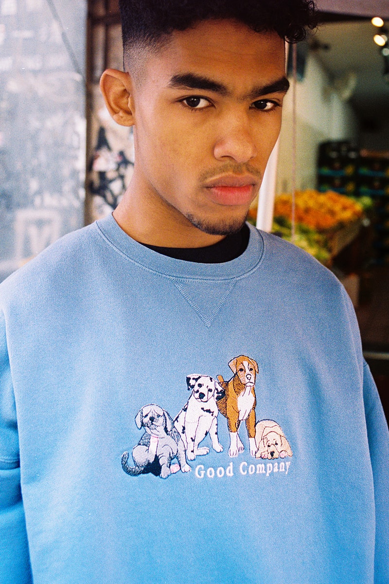 The Good Company Spring/Summer 2020 Collection Lookbooks Crewnecks Hoodies T-shirts Long Sleeves Tote Bags Bucket Hats Caps Dog Embroidery Chill Wave 