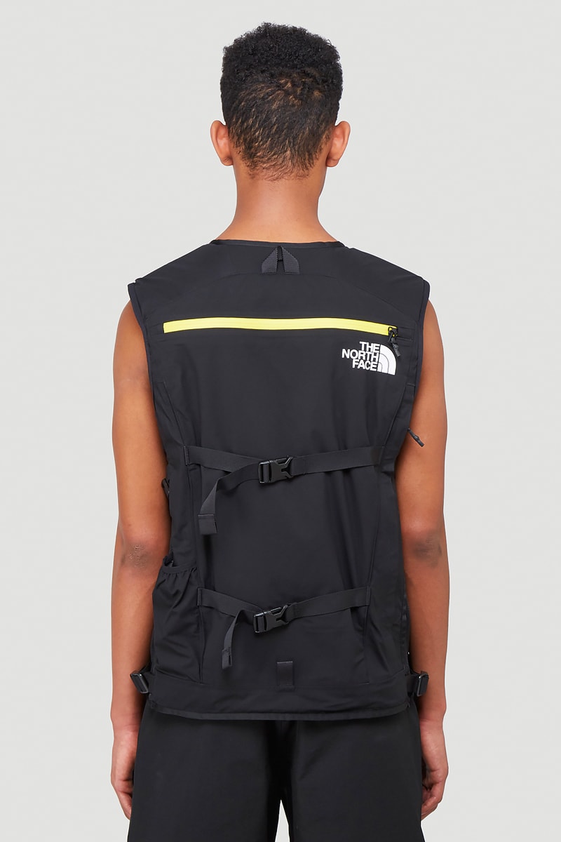 The North Face Black Series Vest mounatin Black yellow menswear streetwear technical functional utility outdoor running trekking hiking trail spring summer 2020 collection waterproof