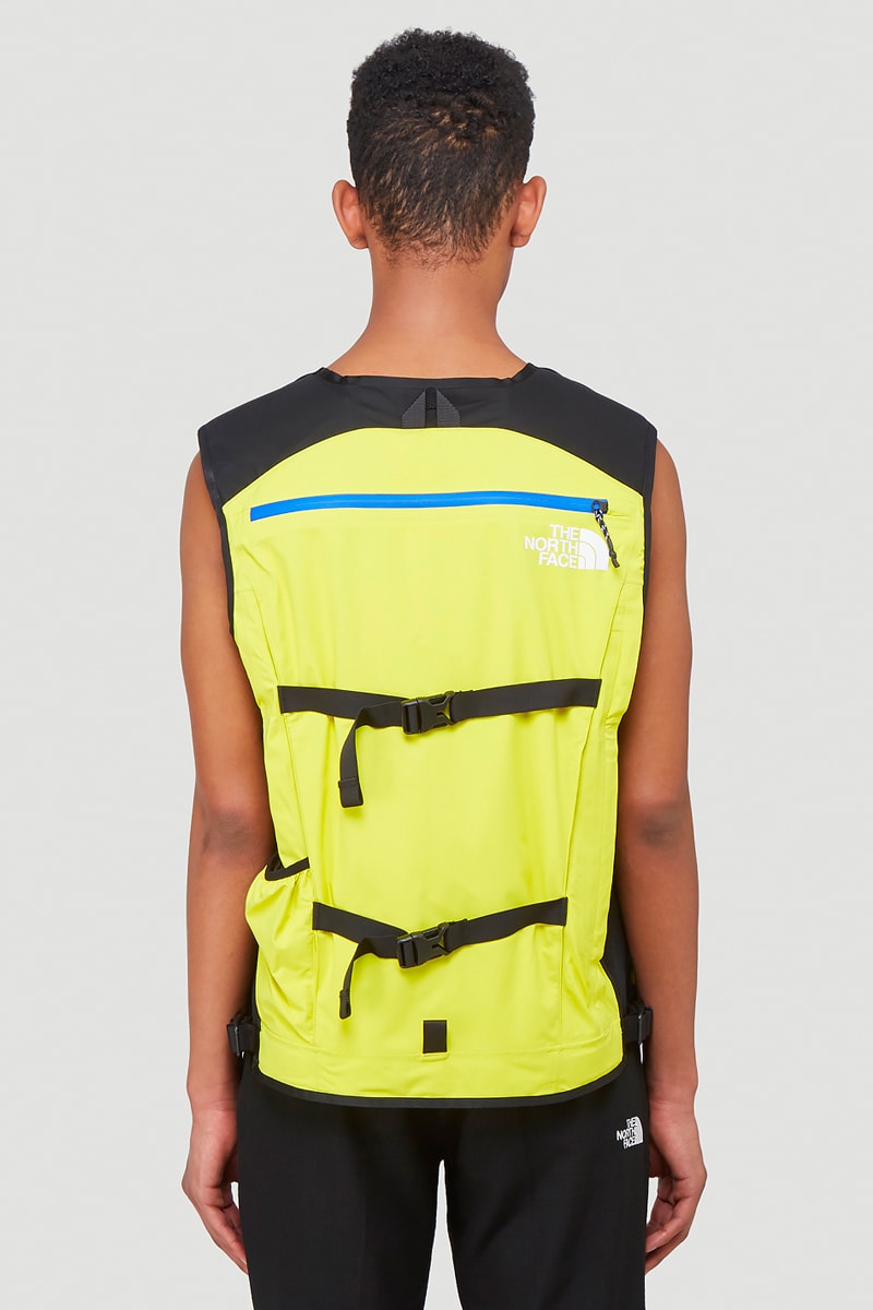 The North Face Black Series Vest mounatin Black yellow menswear streetwear technical functional utility outdoor running trekking hiking trail spring summer 2020 collection waterproof