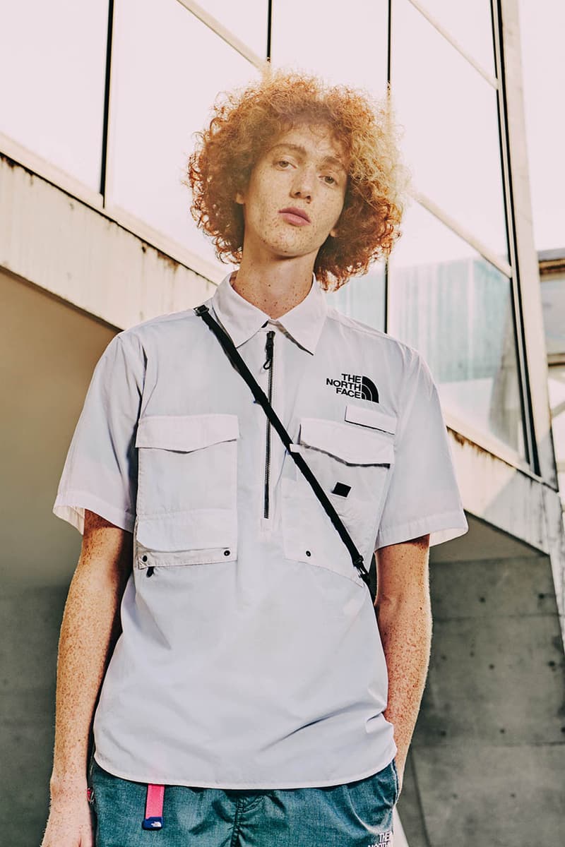 The North Face Urban Exploration Spring/Summer 2020 "The Future City" Capsule 03: Kazuki “Lemon" Lookbook Release Information Outerwear Technical Tops Shirts Kazuki Kuraishi TNF