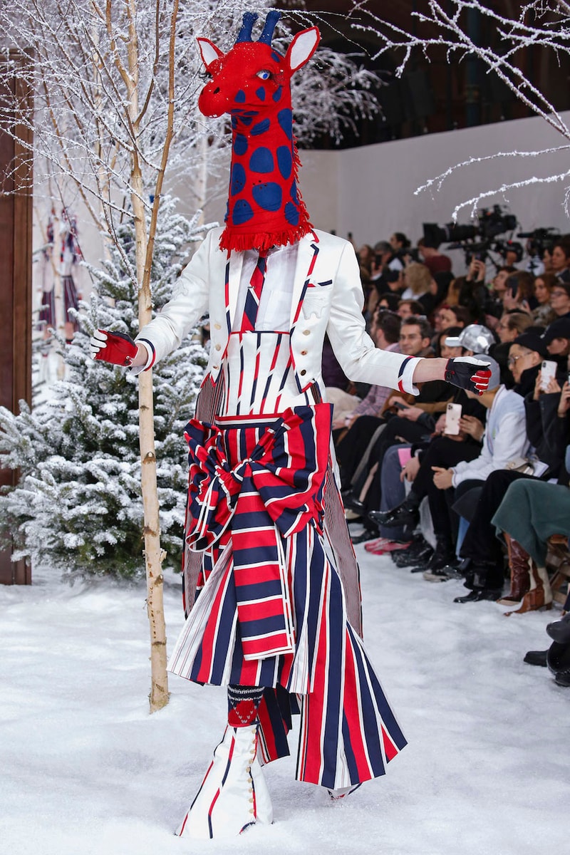 thom browne runway collection paris fashion week