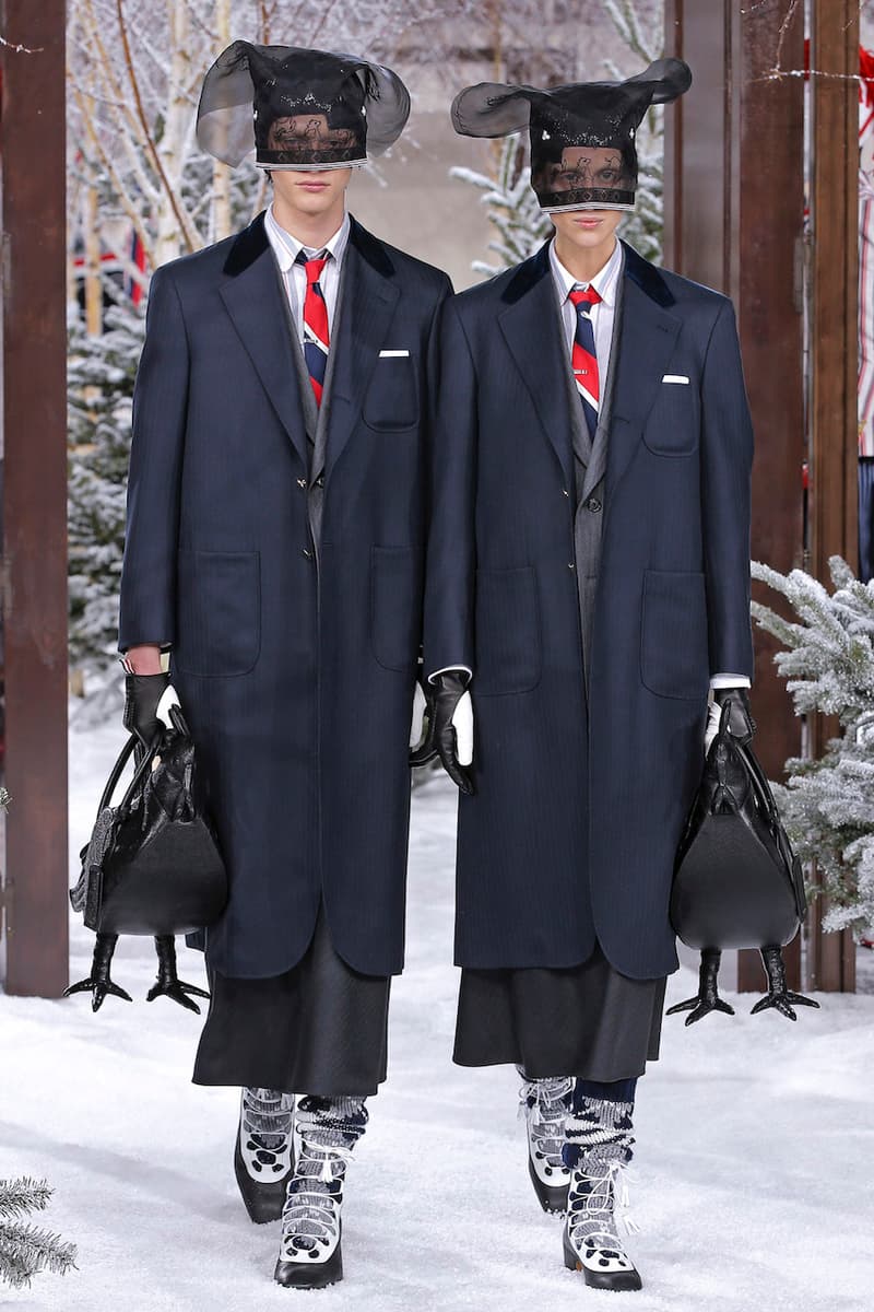 thom browne runway collection paris fashion week