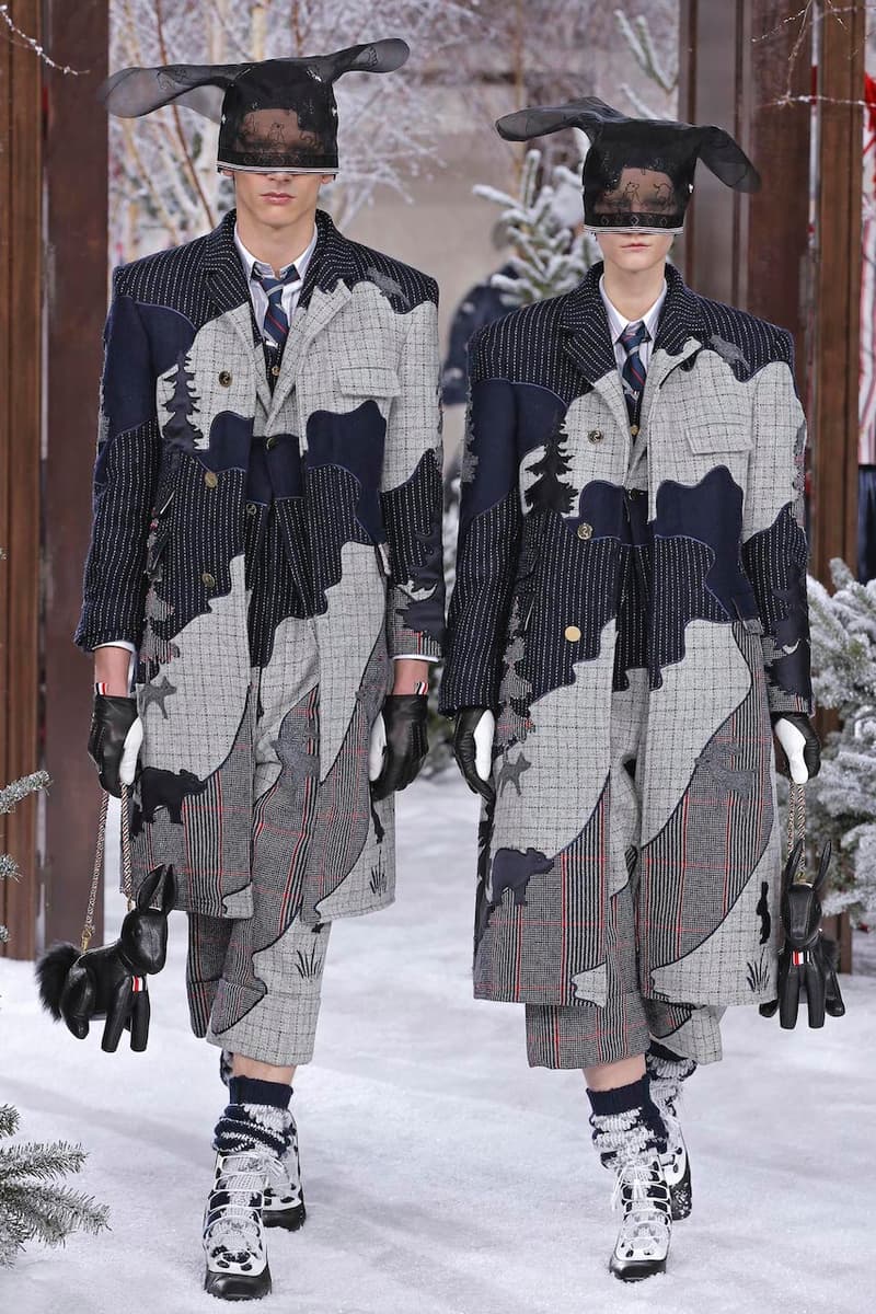 thom browne runway collection paris fashion week