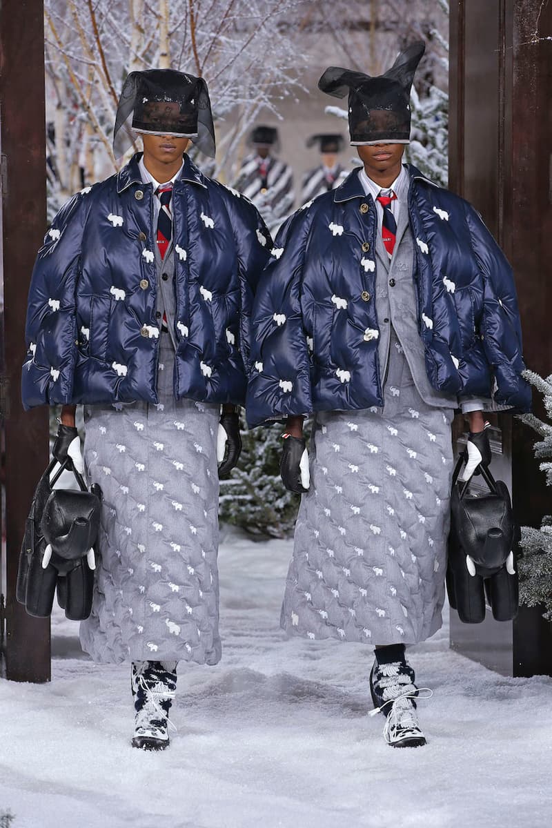 thom browne runway collection paris fashion week
