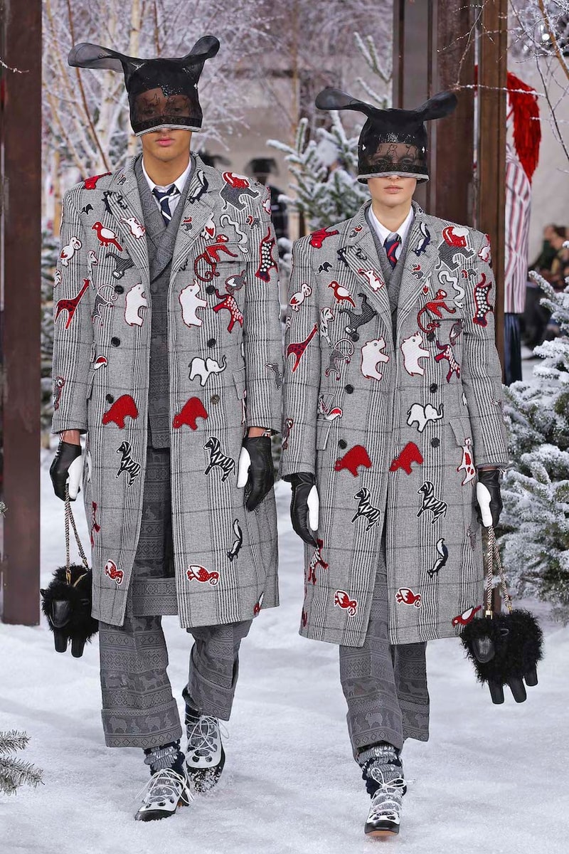 thom browne runway collection paris fashion week