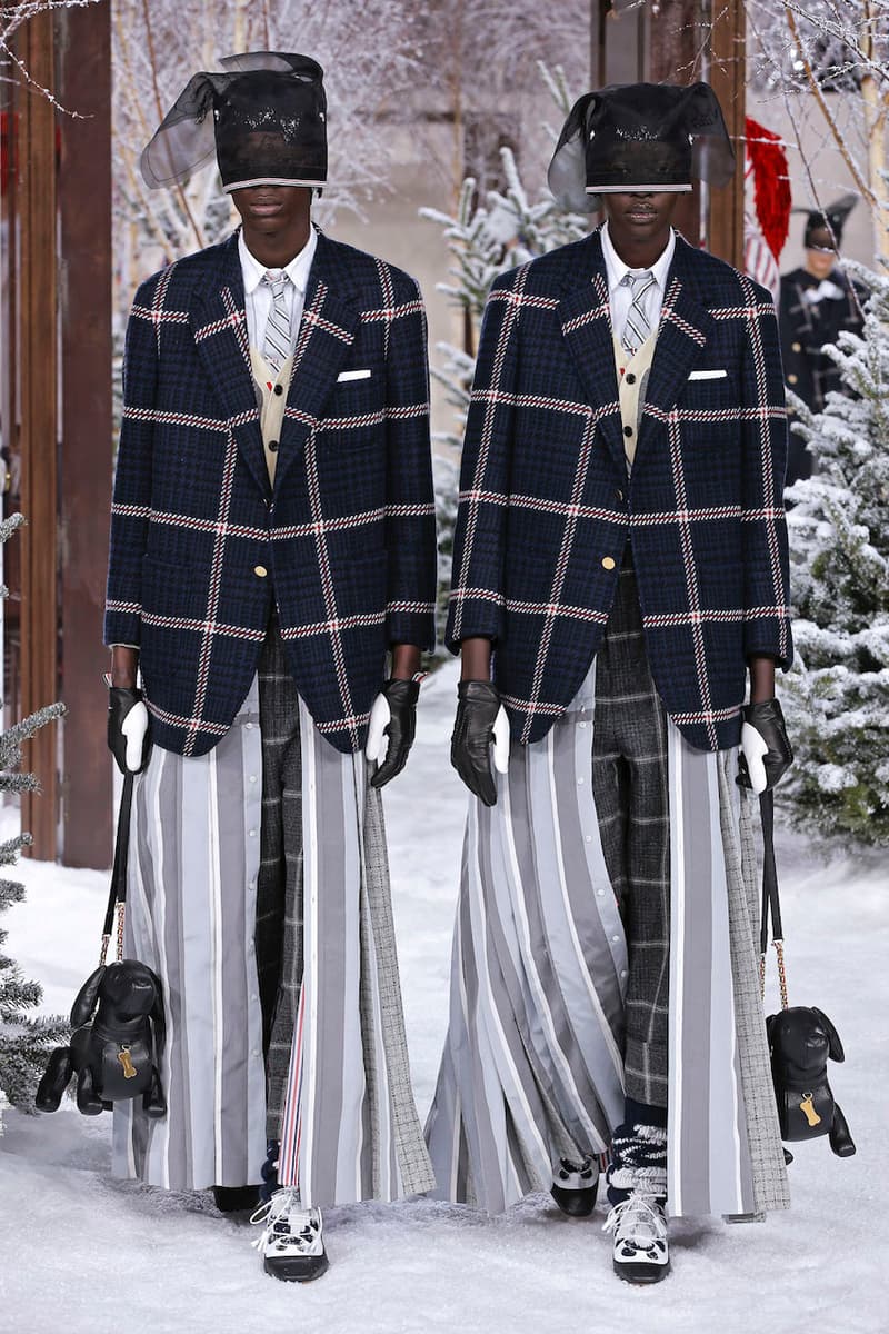 thom browne runway collection paris fashion week