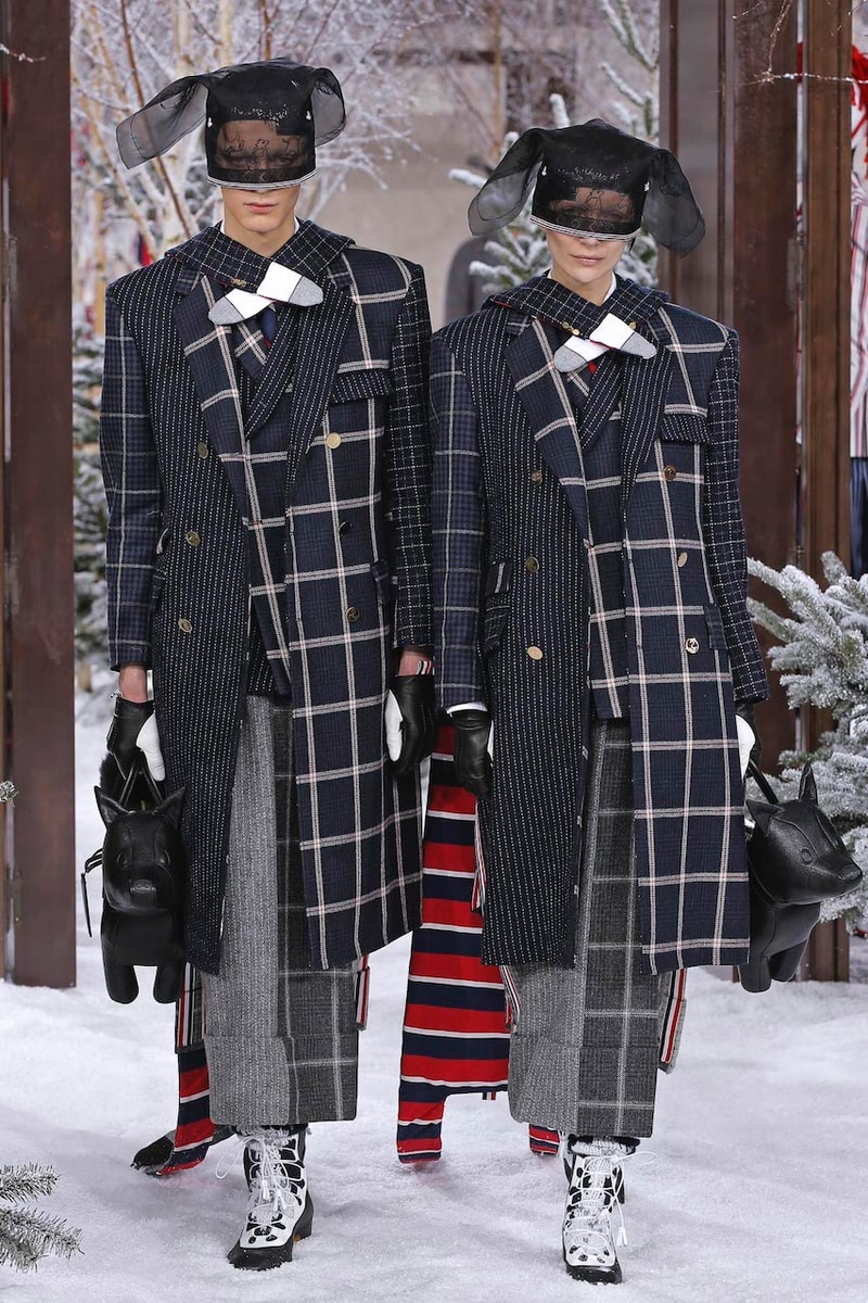 thom browne runway collection paris fashion week