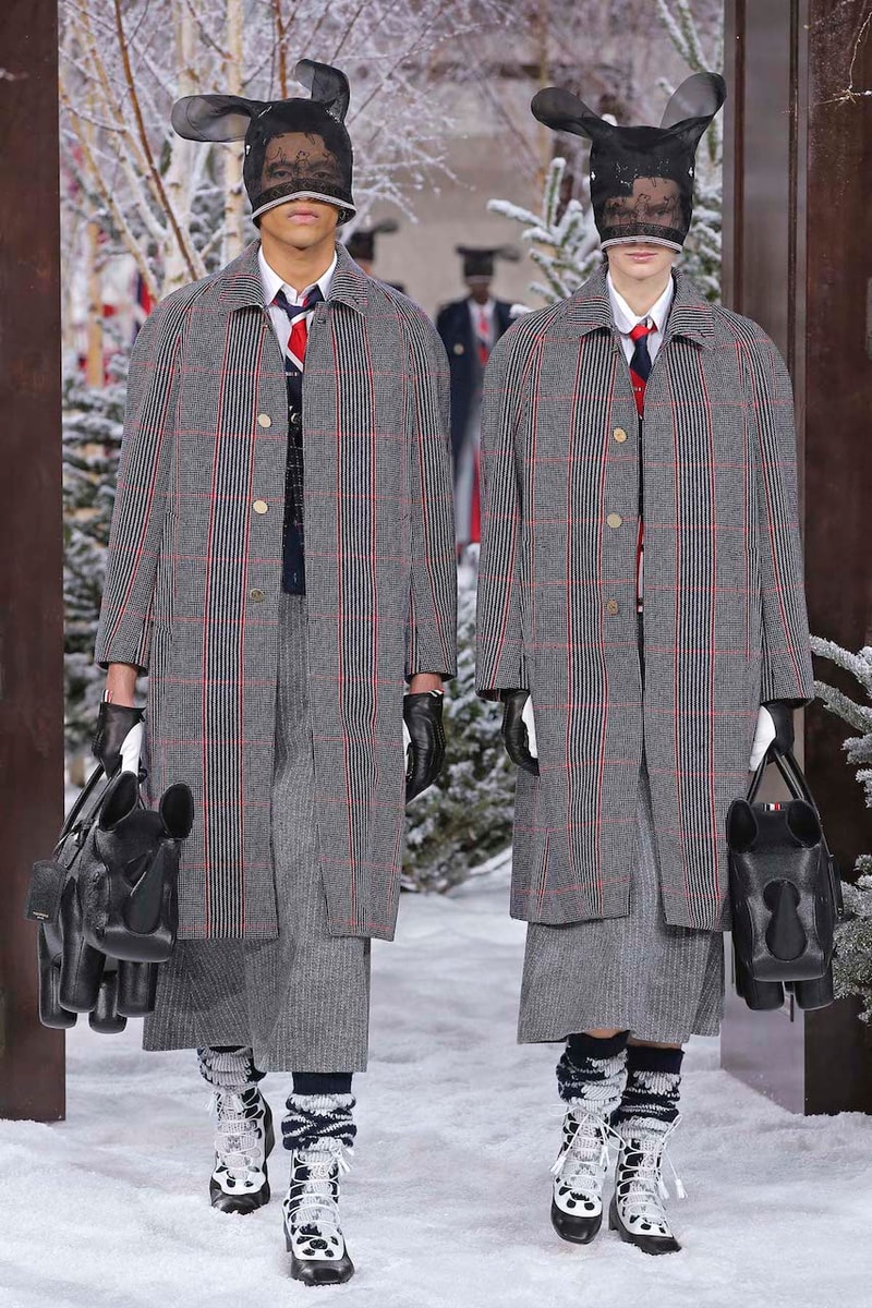 thom browne runway collection paris fashion week