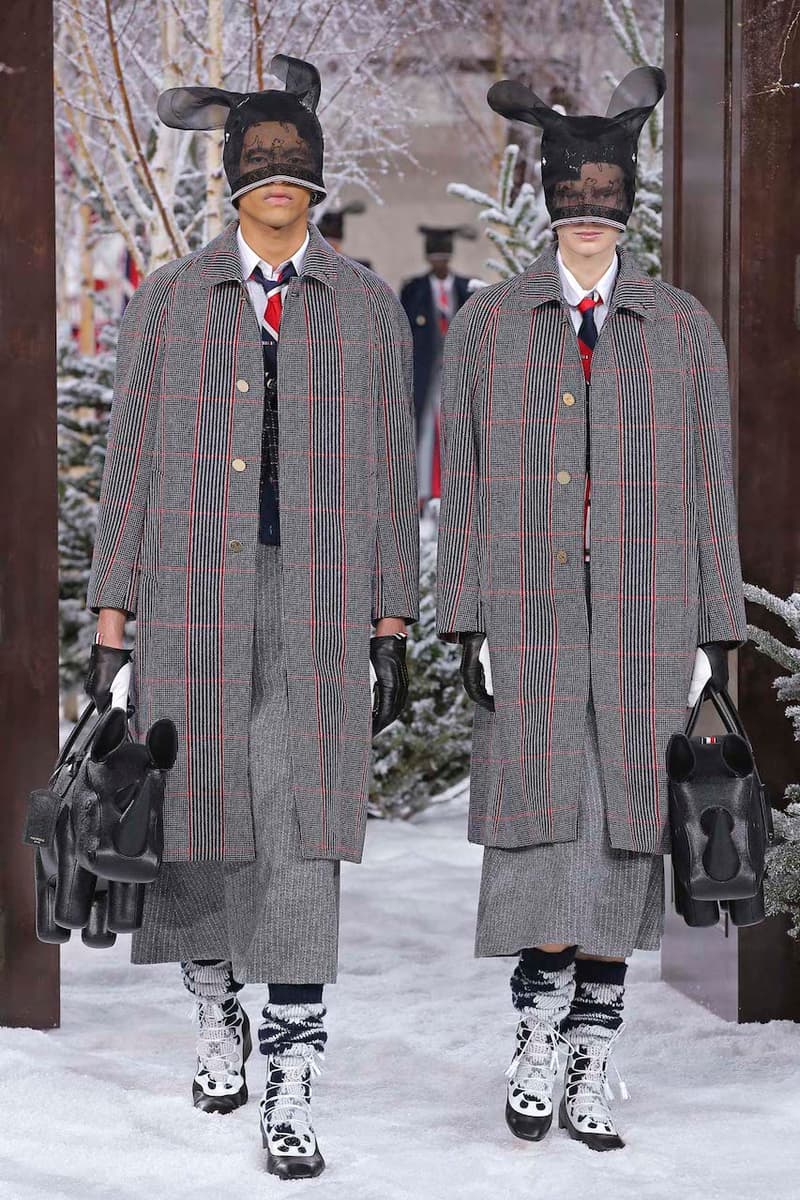 thom browne runway collection paris fashion week
