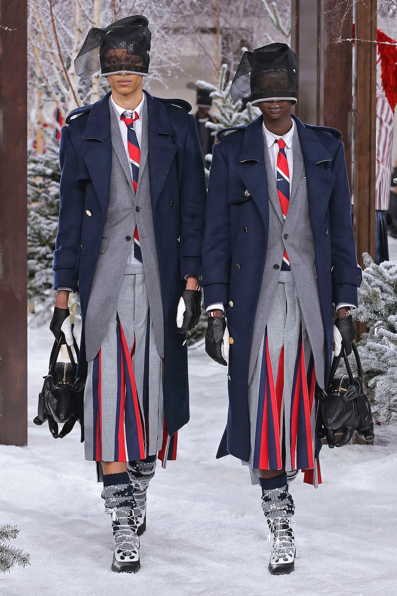 thom browne runway collection paris fashion week