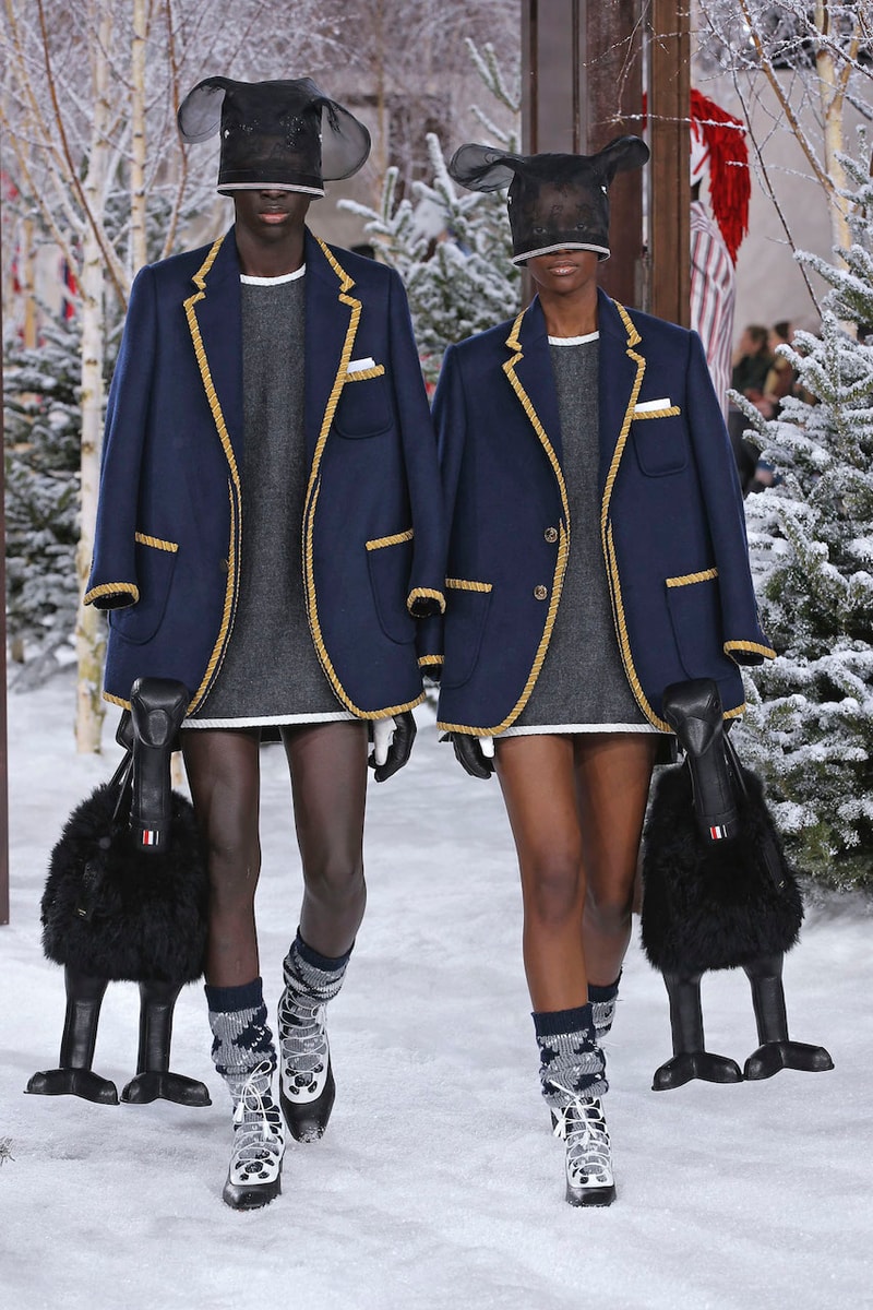 thom browne runway collection paris fashion week