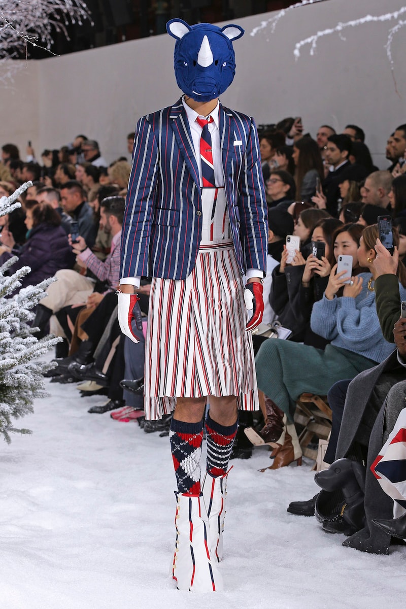 thom browne runway collection paris fashion week
