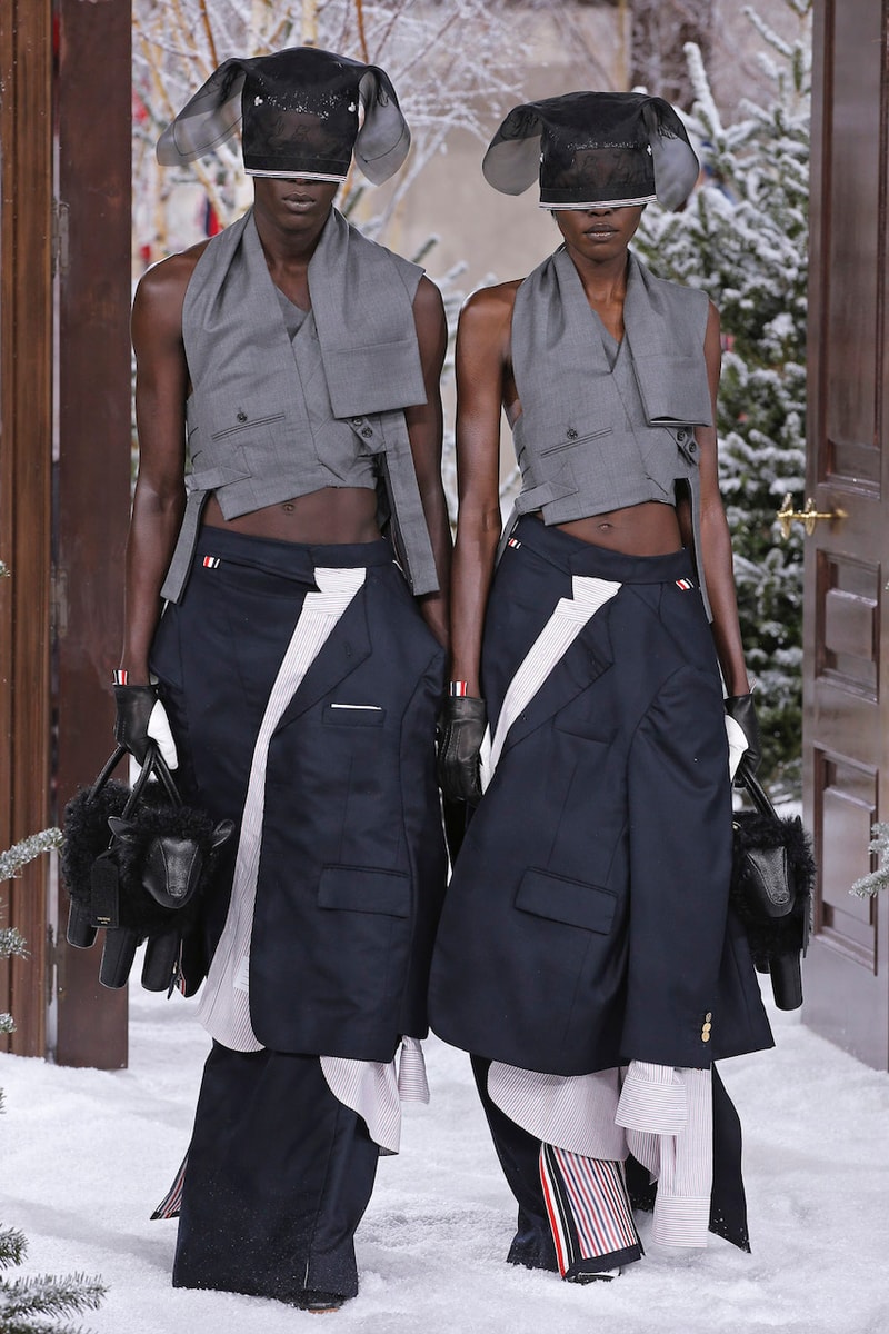 thom browne runway collection paris fashion week
