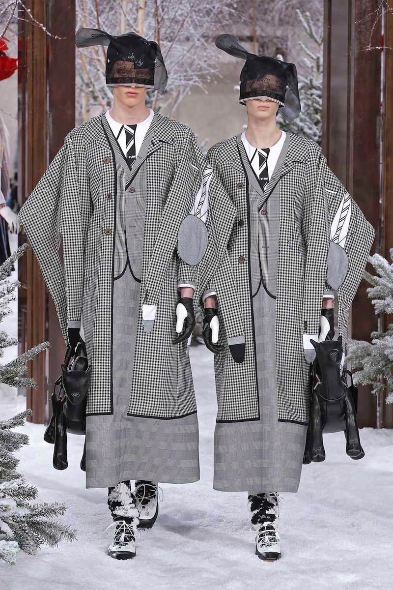 thom browne runway collection paris fashion week
