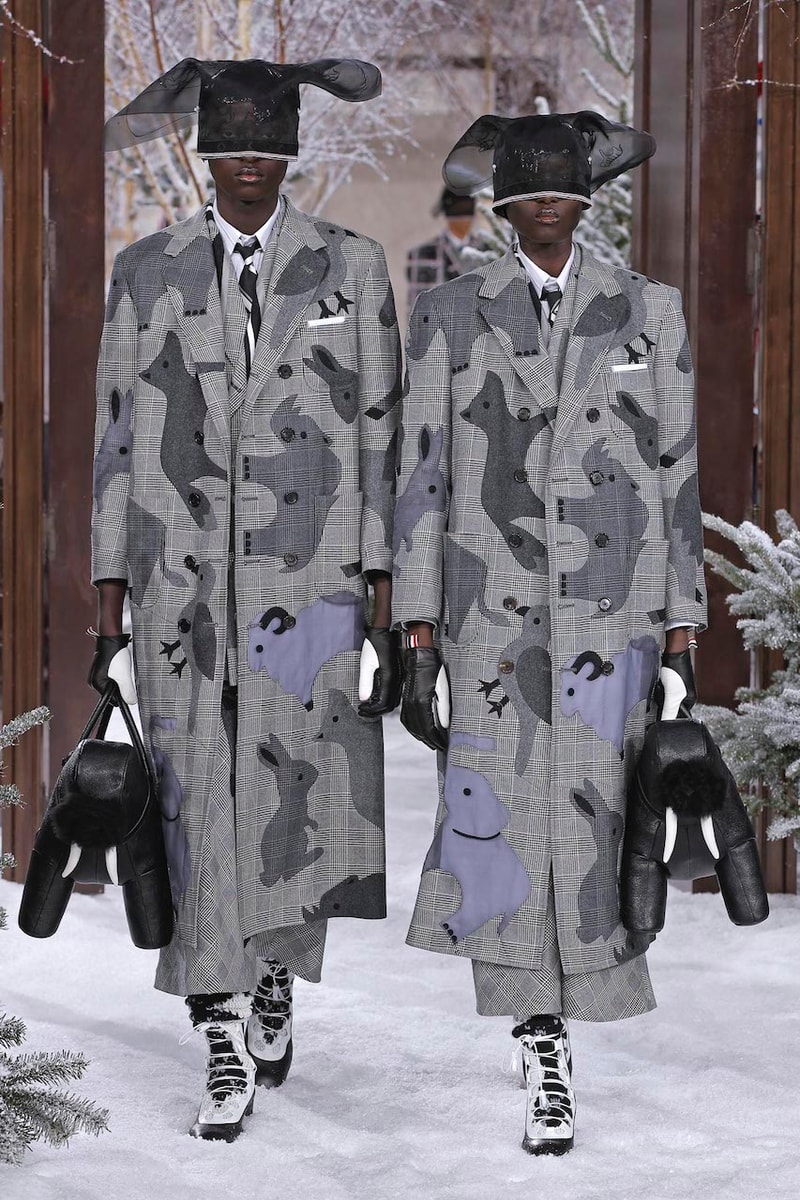 thom browne runway collection paris fashion week
