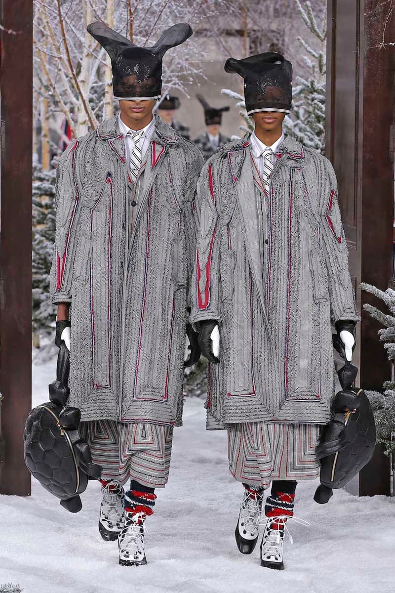 thom browne runway collection paris fashion week