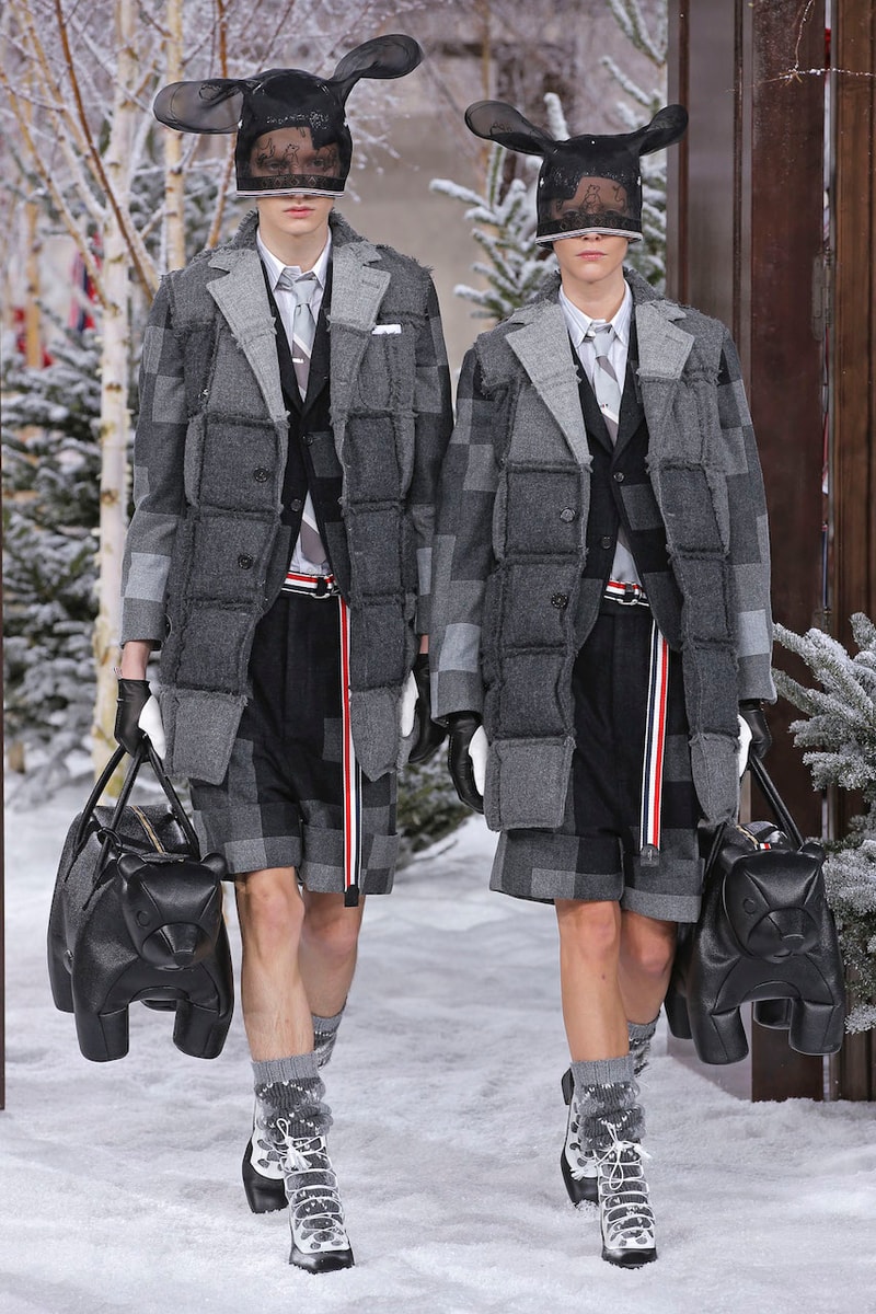 thom browne runway collection paris fashion week