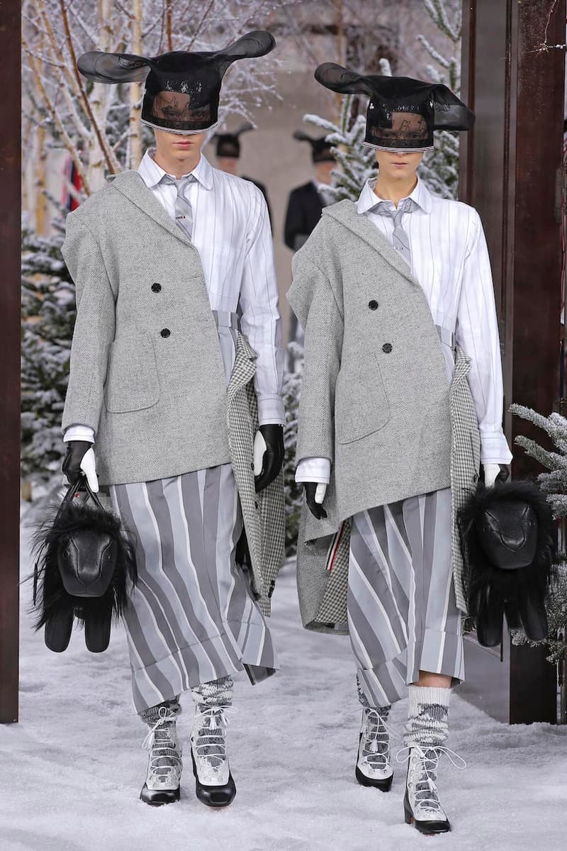 thom browne runway collection paris fashion week