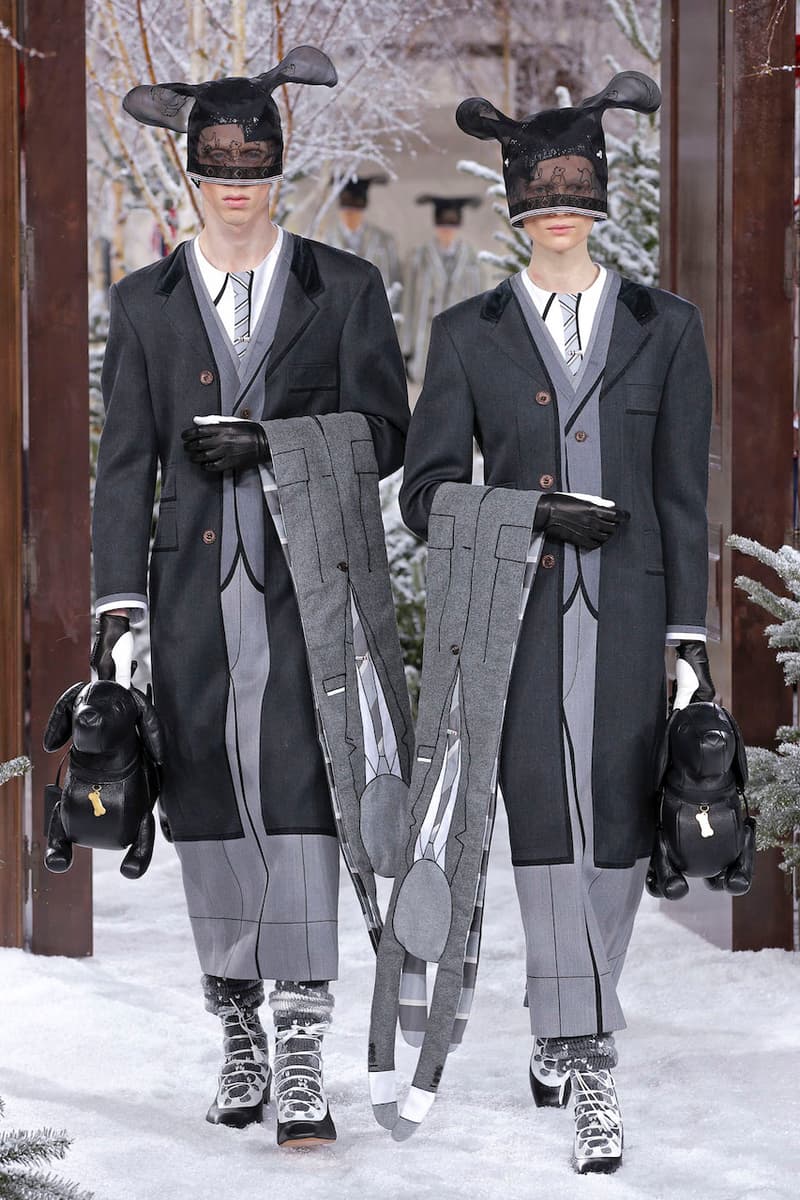 thom browne runway collection paris fashion week