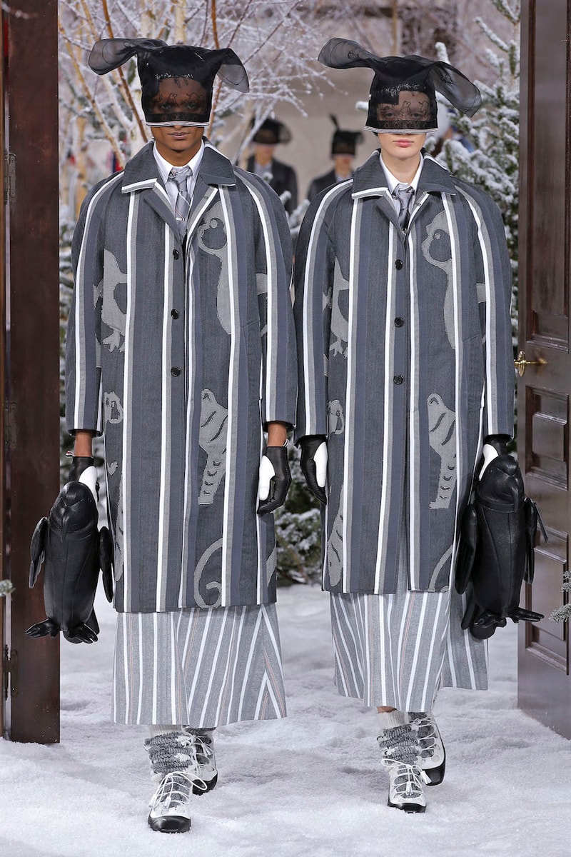 thom browne runway collection paris fashion week
