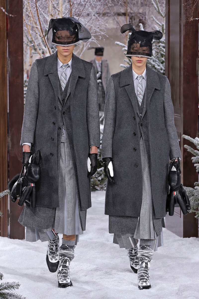 thom browne runway collection paris fashion week