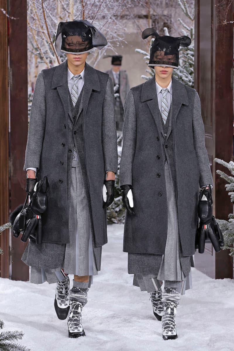 thom browne runway collection paris fashion week
