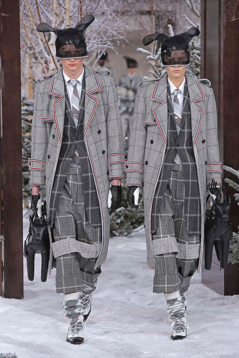 thom browne runway collection paris fashion week