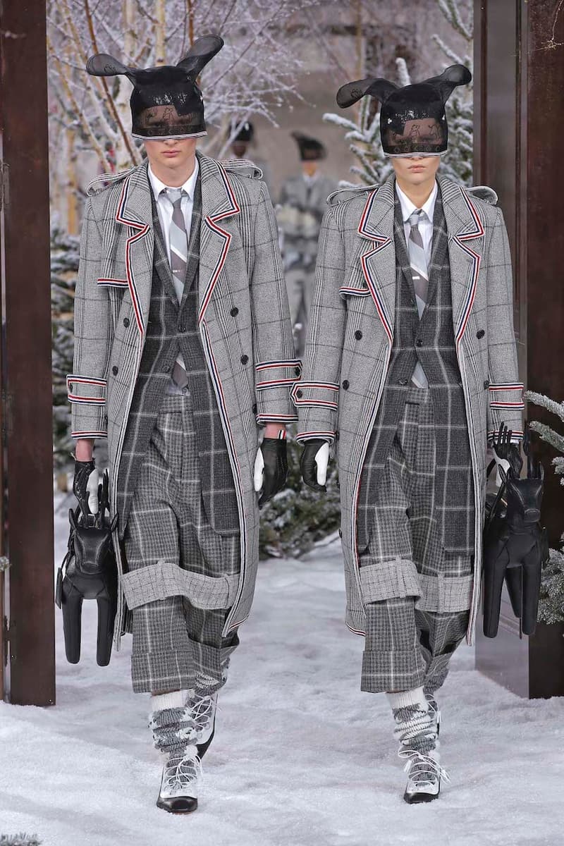 thom browne runway collection paris fashion week