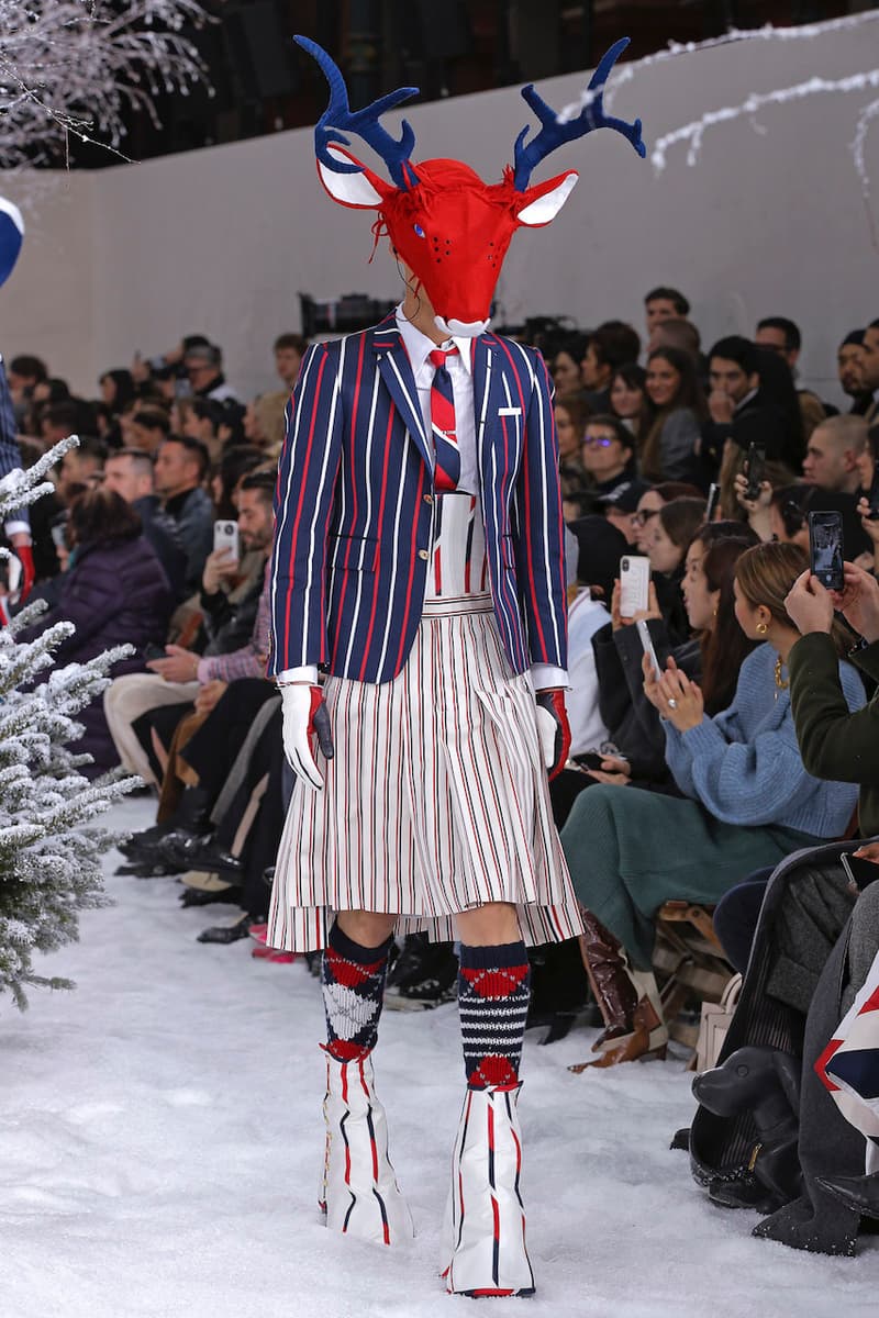 thom browne runway collection paris fashion week