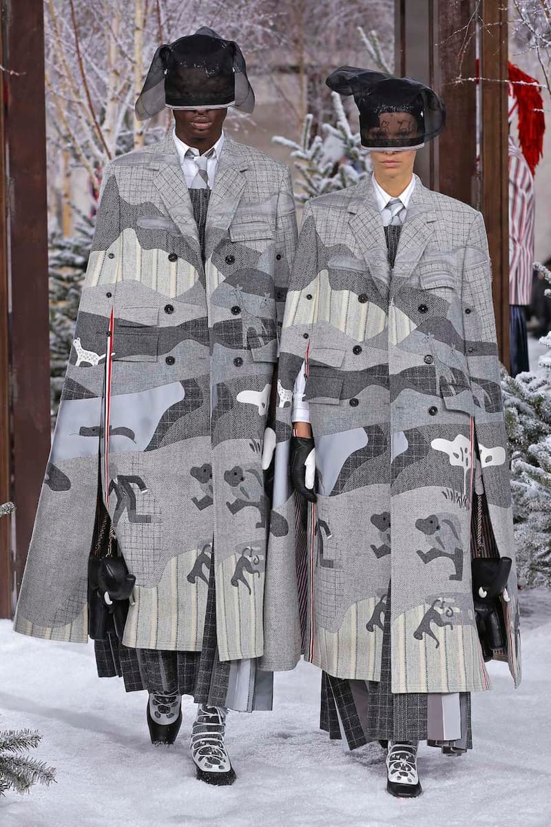 thom browne runway collection paris fashion week