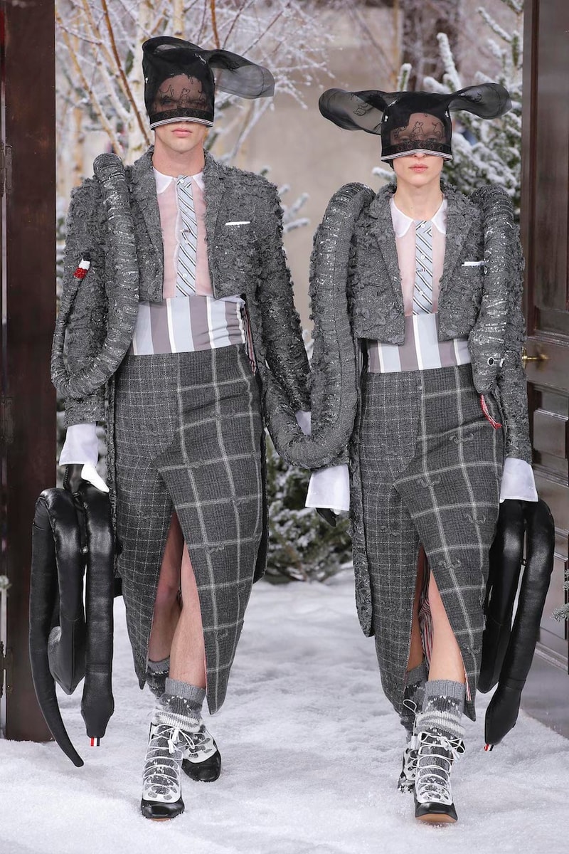 thom browne runway collection paris fashion week