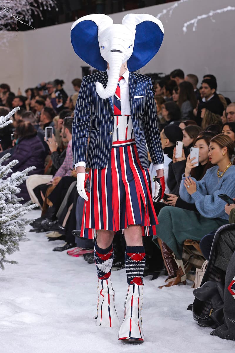 thom browne runway collection paris fashion week