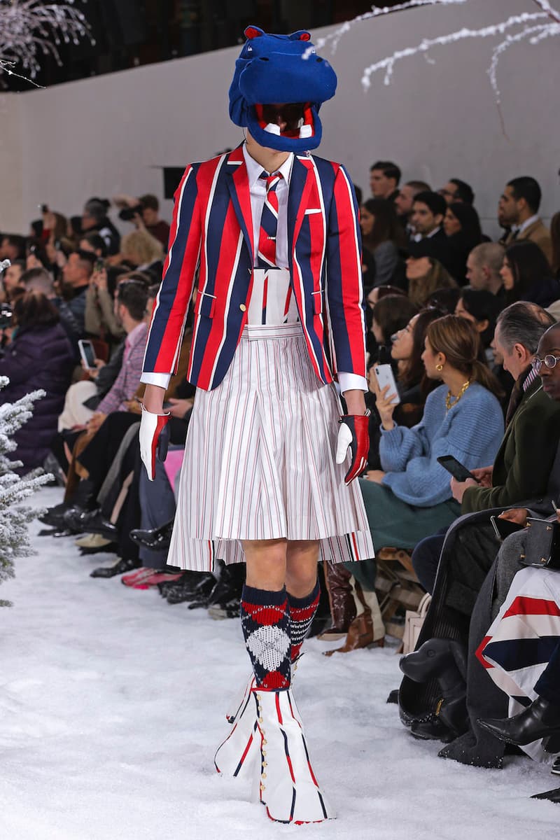 thom browne runway collection paris fashion week