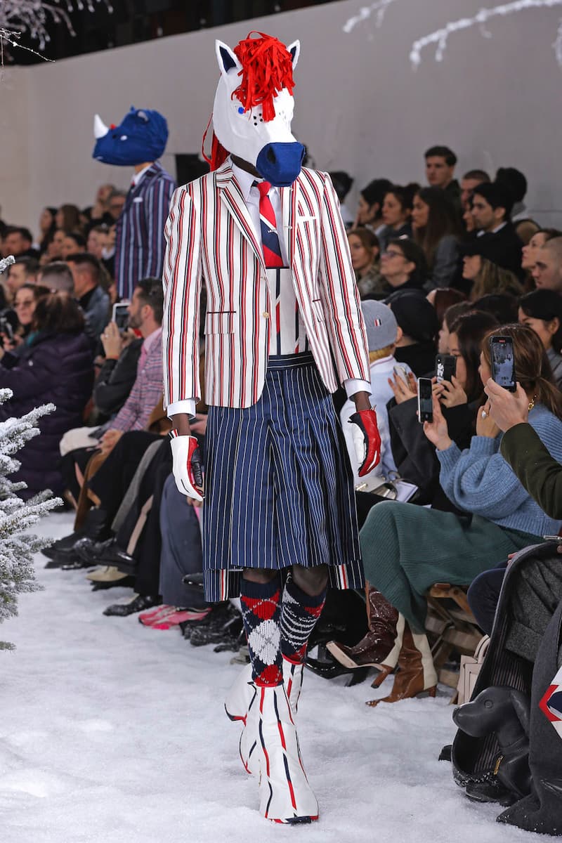 thom browne runway collection paris fashion week