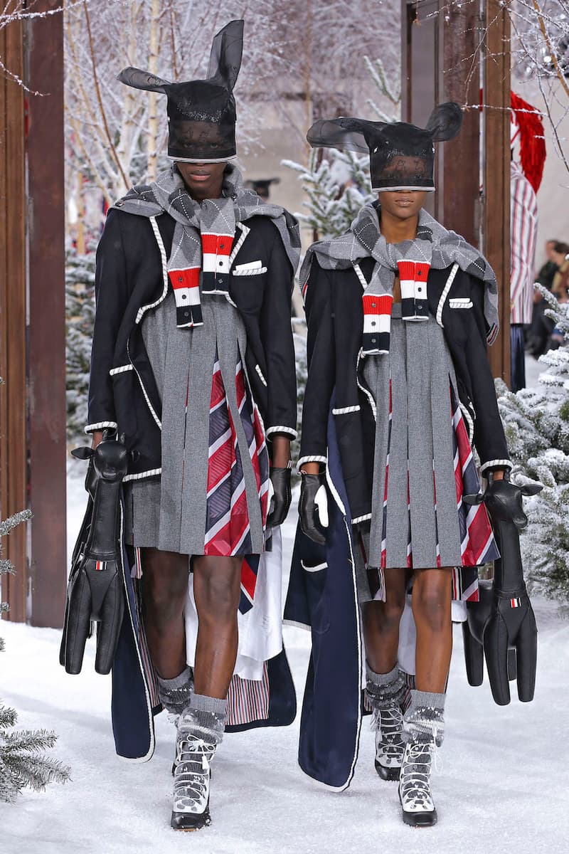 thom browne runway collection paris fashion week