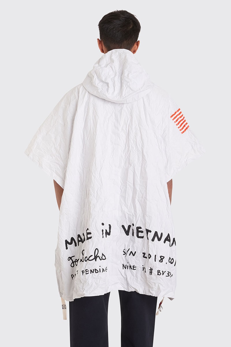 Tom Sachs x NikeLab Poncho/Pouch Très Bien Drop release date info buy exploding 