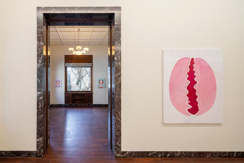 Tomoo Gokita "Game Over" Milan Exhibition Massimo De Carlo Gallery Colorful Paintings Abstraction Figurative Female Form