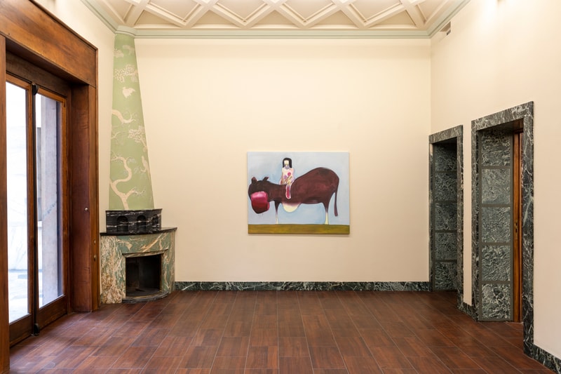 Томоо Гокита «Игра окончена» Миланская выставка Галерея Массимо Де Карло Красочные картины Абстракция Фигуративная женская форма 