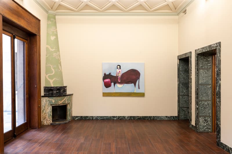 Tomoo Gokita "Game Over" Milan Exhibition Massimo De Carlo Gallery Colorful Paintings Abstraction Figurative Female Form