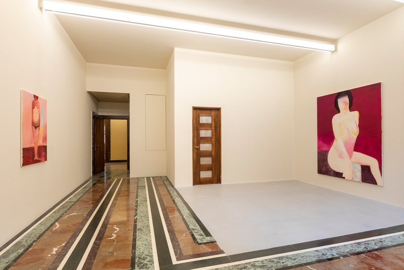 Tomoo Gokita "Game Over" Milan Exhibition Massimo De Carlo Gallery Colorful Paintings Abstraction Figurative Female Form 