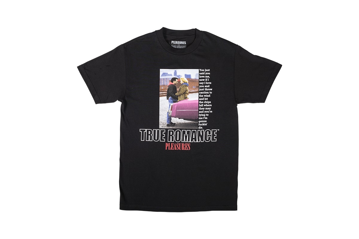 True Romance by PLEASURES Capsule Collection Release Info Buy Price Morgan Creek Hoodie Long Short Sleeve T-shirts Lookbooks Quentin Tarantino Tony Scott