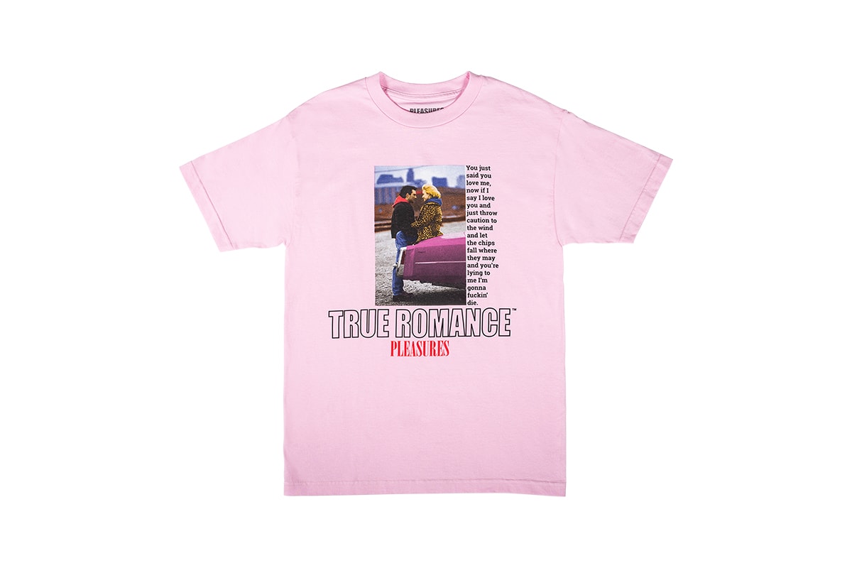 True Romance by PLEASURES Capsule Collection Release Info Buy Price Morgan Creek Hoodie Long Short Sleeve T-shirts Lookbooks Quentin Tarantino Tony Scott