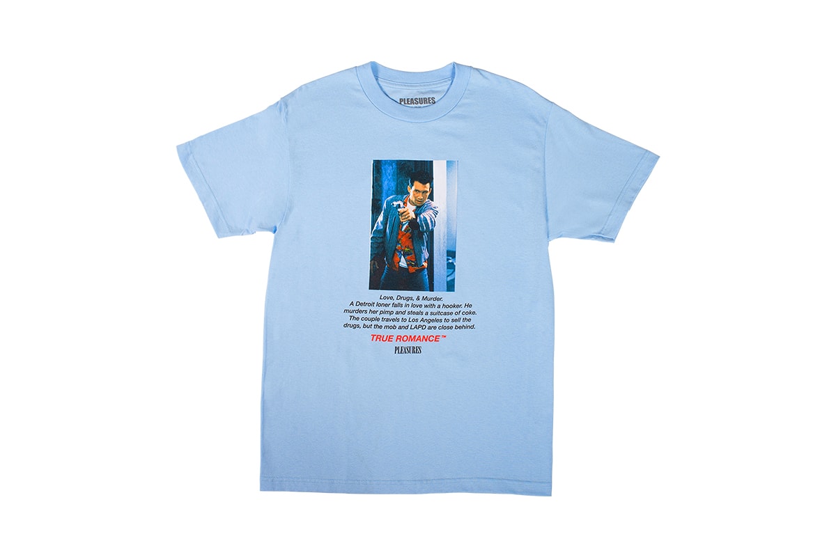 True Romance by PLEASURES Capsule Collection Release Info Buy Price Morgan Creek Hoodie Long Short Sleeve T-shirts Lookbooks Quentin Tarantino Tony Scott