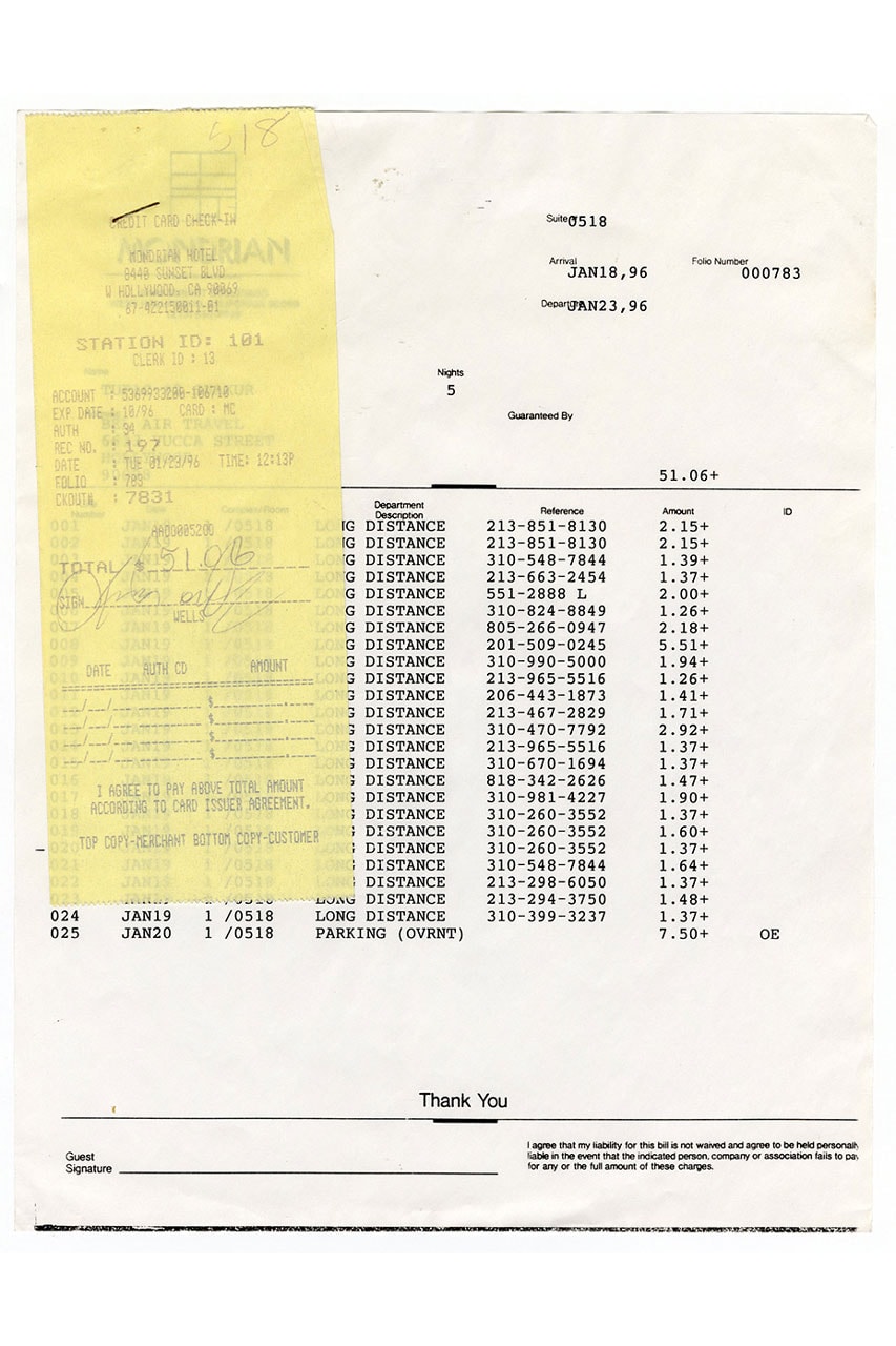 Tupac Shakur Memorabilia, Bandanna Auction Sale gotta have rock and roll bill hotel polaroid photograph press release death row records envelope prison simi chouhan