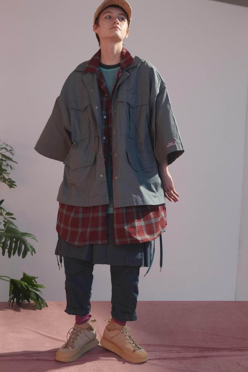 UMAMIISM Spring/Summer 2020 Lookbook Collection Jackets Short Sleeves Pants Pockets Vests "City Romance" Mesh Basketball Vest 