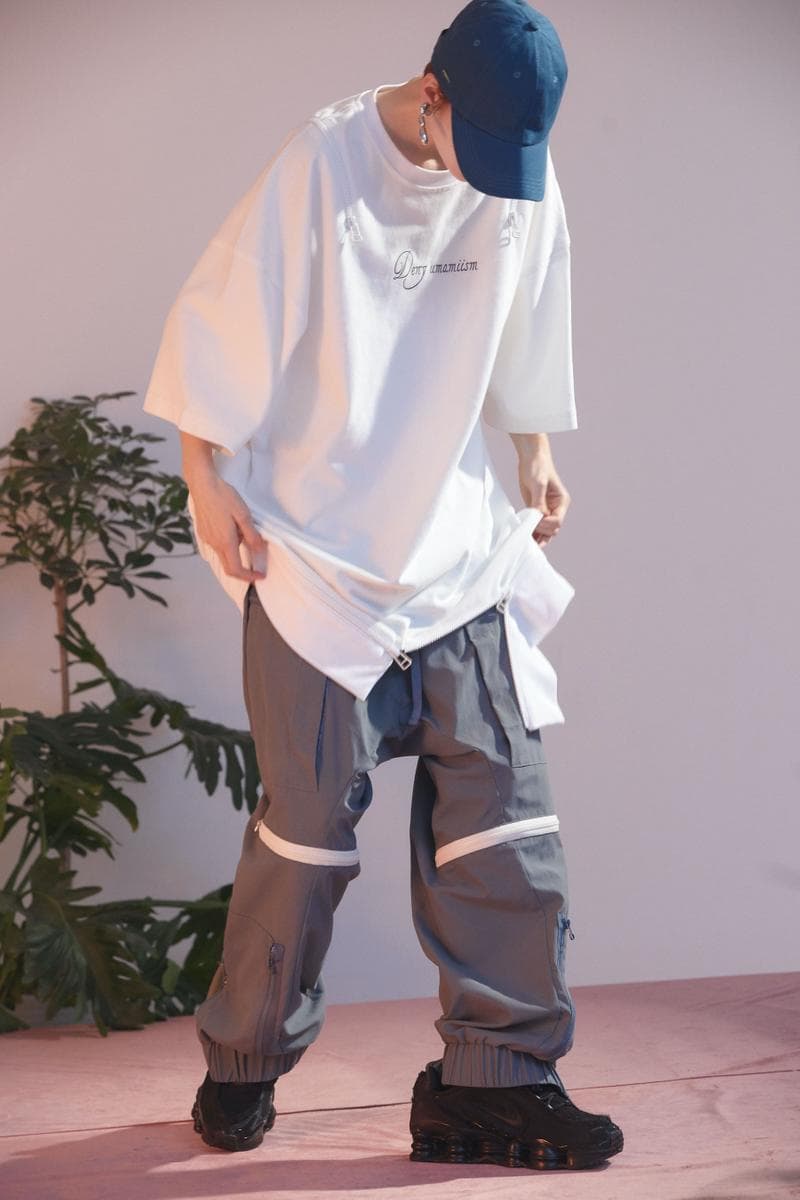 UMAMIISM Spring/Summer 2020 Lookbook Collection Jackets Short Sleeves Pants Pockets Vests "City Romance" Mesh Basketball Vest 