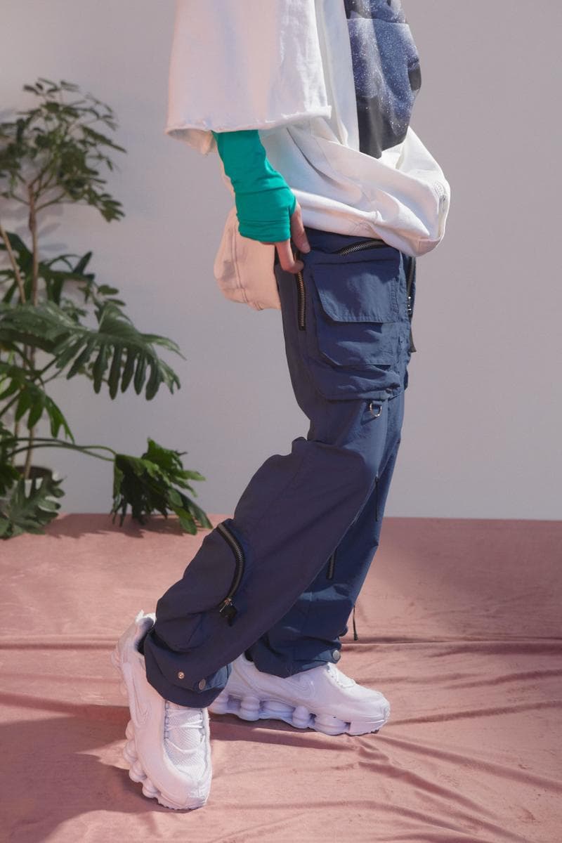 UMAMIISM Spring/Summer 2020 Lookbook Collection Jackets Short Sleeves Pants Pockets Vests "City Romance" Mesh Basketball Vest 